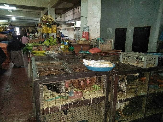 旧バドゥン市場内の様子