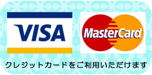 利用可能クレジットカード(VISA/MASTER)