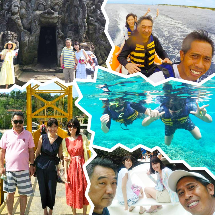2020/01/04バリ島観光ツアーとレンボンガン島ツアーの様子（S様）